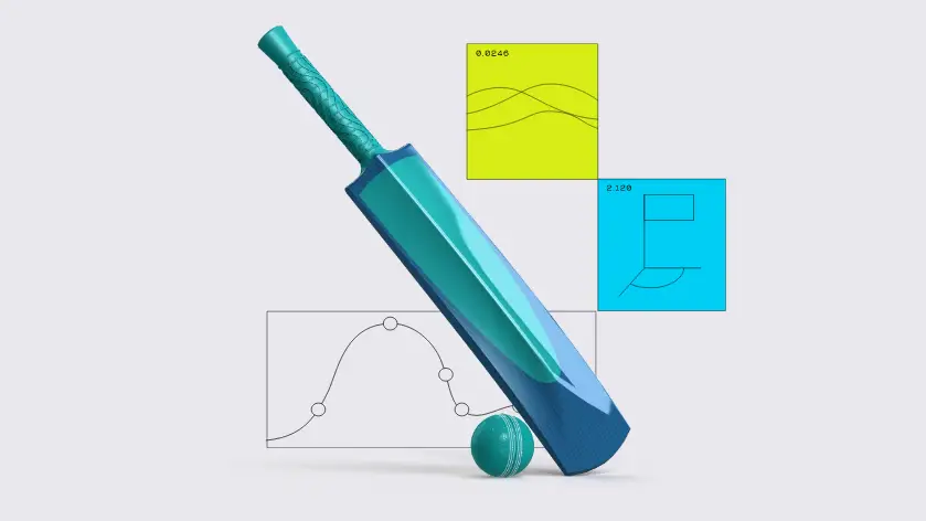 Cricket graphic With Lsports theme