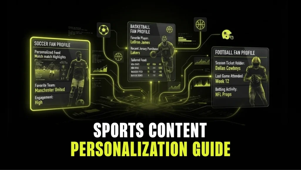 Sports Content Personalization Guide_ Process & Benefits Cover